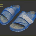 Comfortable Casual Slippers Featuring Beige Upper And Pink Cross Straps With Soft Cork Sole
