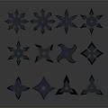 High Quality Durable Blue Star Shaped Throwing Sports Equipment For Training Practice Sessions