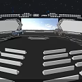 Modern Audi Car Display Area With Large Screen Lighting And Blue Gold Vehicles