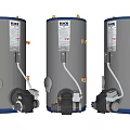 Industrial Water Heaters BLACK Brand Stainless Steel Storage Units For Commercial Use