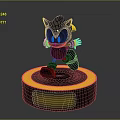 Robot Assistant Small Robot Butler Robot Butler Figure Game Figure 3d model
