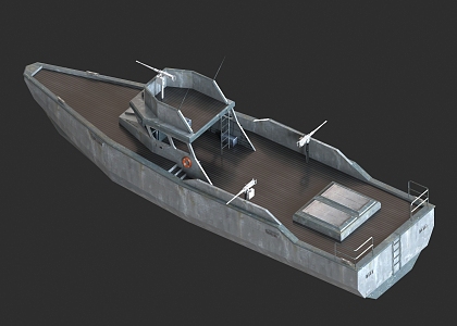 Warship Ship Fighting Ship Naval Ship Fighting Ship Destroyer Cruiser Warship Ship Fighting 3d model