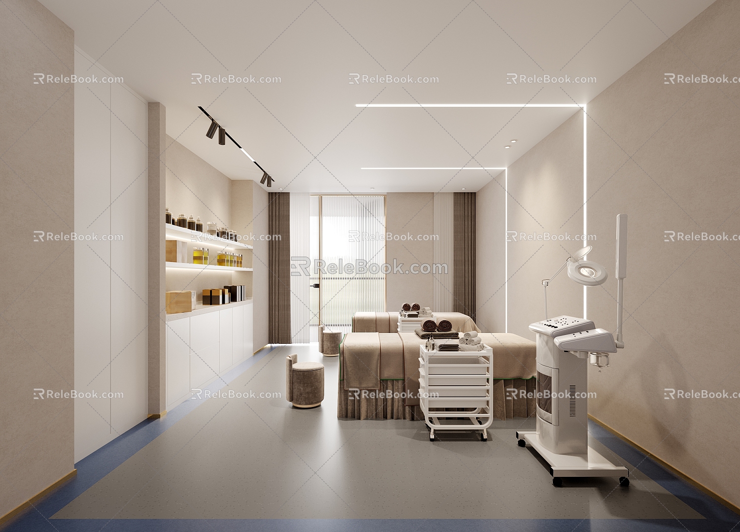 Modern treatment room 3d model