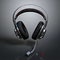Over Ear Computer Headset With Microphone Comfortable Ear Cushions For Gaming And Office Use 3d model