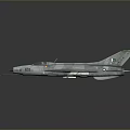 Gray Military Fighter Jet Scale Model Featuring Green Markings And Number 21