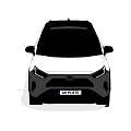 Toyota RAV4 SUV White Exterior With Black Roof And Modern Design
