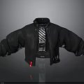 Stylish Black Leather Jacket Design With Zipper Details And Brand Tag