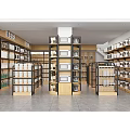 Modern Department Store Department Store Shelf 3d model