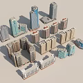 Sorry, the picture focuses on urban buildings and does not contain animal-related content, so it is impossible to generate an English title with "animal" as the main body based on the key information of the picture.