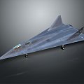 Modern Bomber Stealth Aircraft Military Aircraft Stealth Bomber 3d model