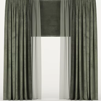 Modern curtain roller shutter 3d model