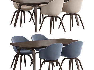 Bo Concept Casual Tables and Chairs 3d model