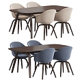 Bo Concept Casual Tables and Chairs 3d model