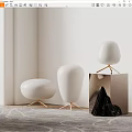 modern table lamp floor lamp 3d model