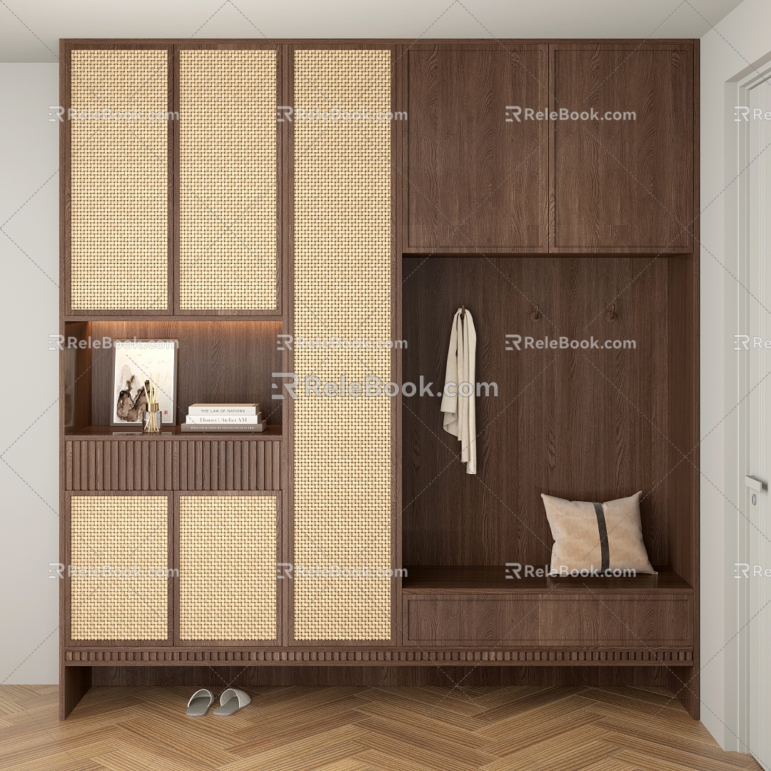 Shoe Cabinet Entrance Shoe Cabinet 3d model