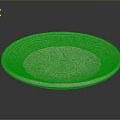 Intricate Hand Carved Circular Plate With Detailed Geometric Patterns And Artistic Design