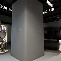 MJ Dance House Exhibition Hall With Reception Desk Sofa And Display Area