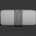 White Stacked Paper Towels With Silver Ribbon Tied Crosswise For Daily Use