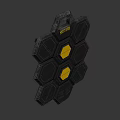 Sci-fi Shield 3d model