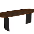 Modern Dining Table Desk Tea Table 3d model