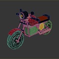 Motorcycle Two-wheeled Motorcycle Cross-country Motorcycle Road Race Motorcycle Motor Vehicle Transport 3d model