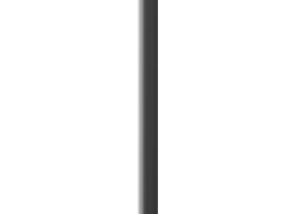 Sleek Modern Outdoor Light With Black Metal Pole For Garden Pathway Illumination 3d model