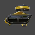 The Flying Taxi Concept 3d model