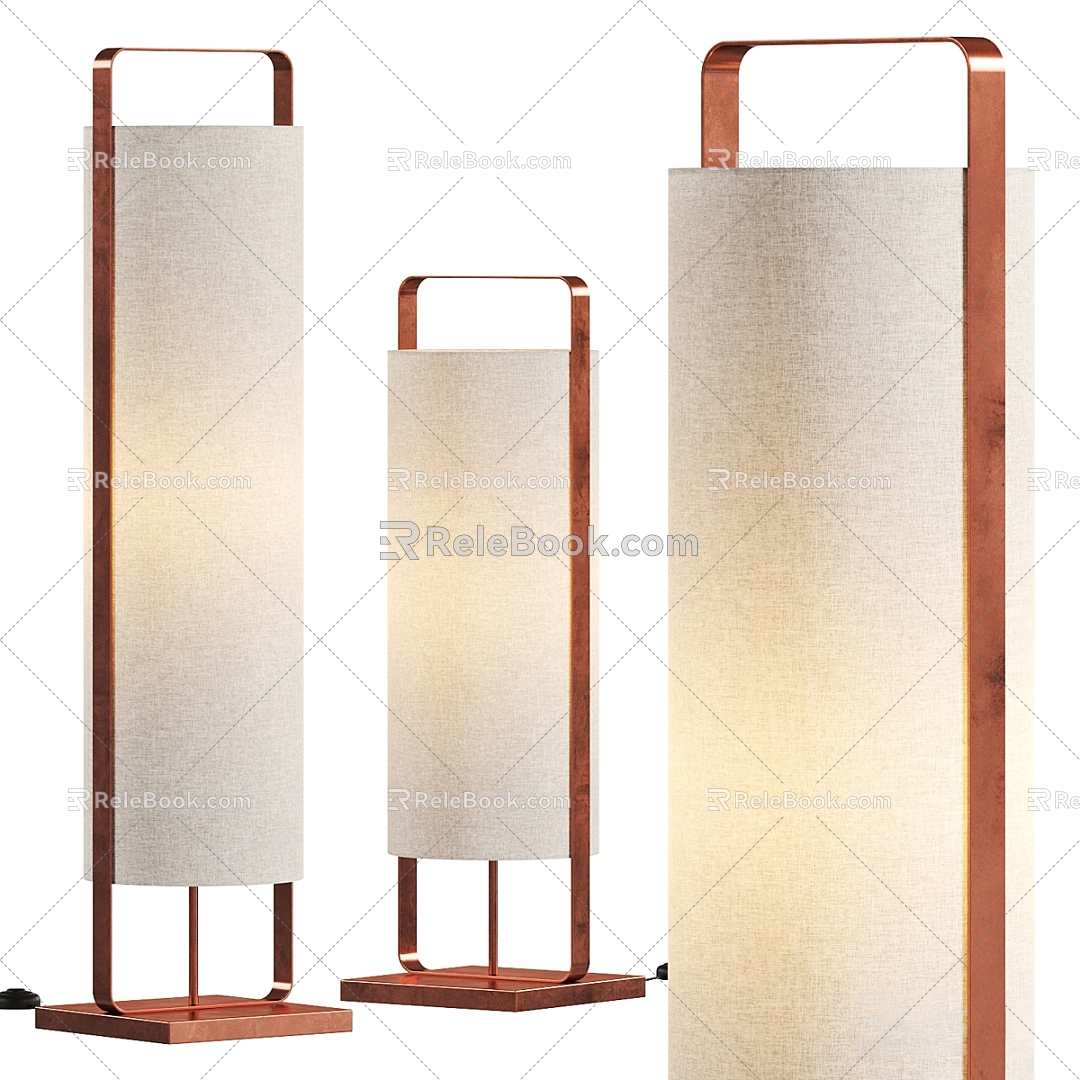 Modern floor lamp 3d model