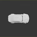 Sleek Silver Sports Car With Black Accents Red Side Stripe Rear Spoiler And Large Wheels