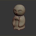 monk, small monk, monk, monk, monk, monk, Taoist priest, ancient male, ancient man, ancient figure 3d model