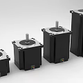 Stepper Motors In Various Sizes With Torque Current And Black Silver Housing