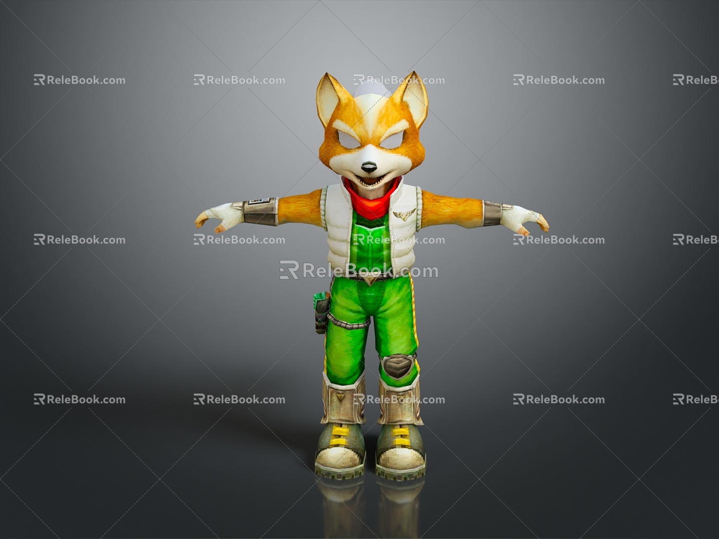 Fox Cartoon Fox Small Fox Cartoon Characters Cartoon Animals Cartoon Small Animals Game Characters 3d model