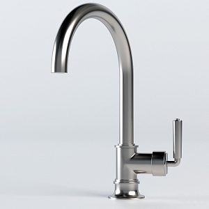 Stainless steel faucet 3d model