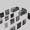 Stylish Modern Books And Magazines Collection With Stacked Designs Various Covers And Neutral Colors