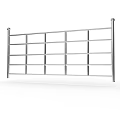 Three Types of Metal Railings with Vertical Bars and Grid Patterns
