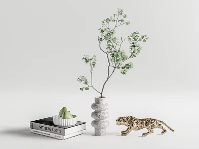 Modern Ornaments Combination Vase Ornaments 3d model
