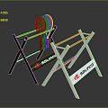 Sturdy Black And White SOLINCO Storage Racks With Colorful Accessories On Top