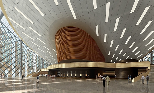 Modern Concert Hall 3d model