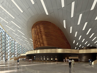 Modern Concert Hall 3d model