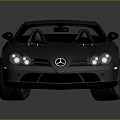 Black Sports Car With Sleek Design Red Accented Wheels And Aerodynamic Vents