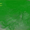 White Textured Rocky Terrain With Irregular Ridges And Folds Surface