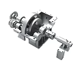 Precision Metal Gear And Shaft Assembly With Mechanical Bearing Structure