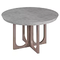 Dining table Round table Marble dining table 3d model
