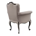 Beige Diamond Tufted Accent Chair with Black Curved Legs and Multiple Sizes