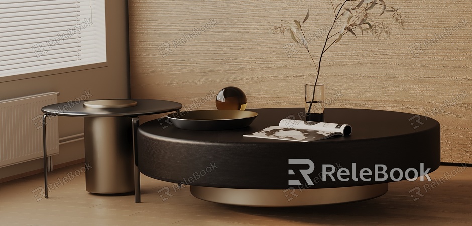 Modern coffee table model