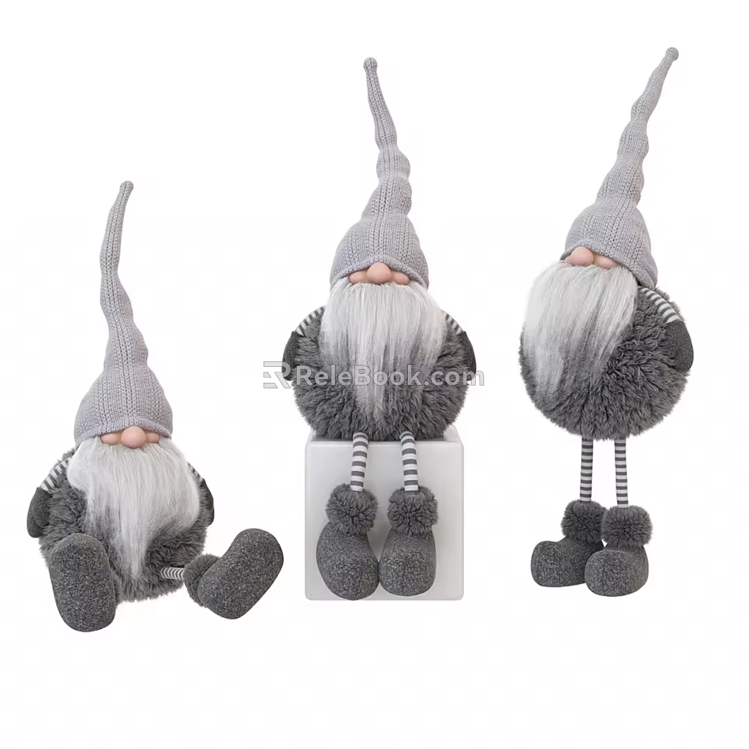 Handmade dwarf 3d model