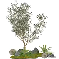 arbor landscape tree 3d model