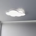 Cloud Shaped Ceiling Lights With Rainbow Sun And Moon For Kids Room Decor 3d model