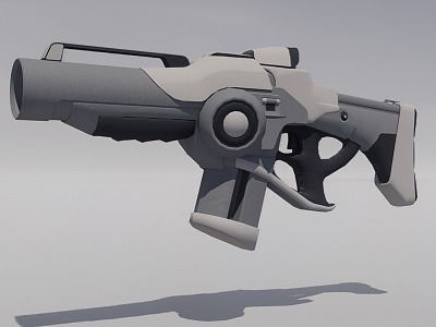 Sci-fi Gun 3d model