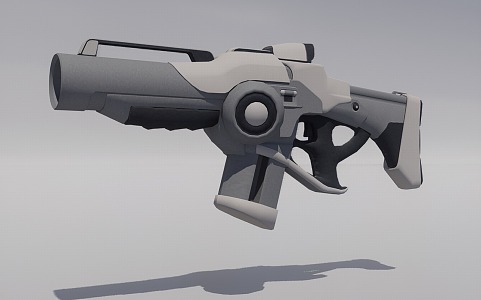 Sci-fi Gun 3d model